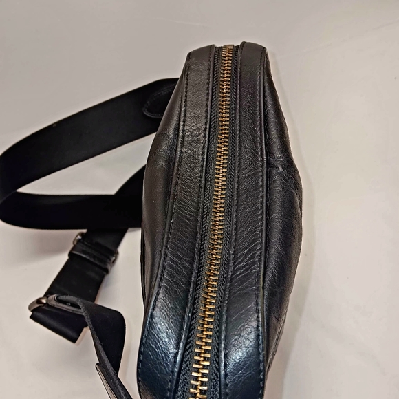 Coach F73338 Houston Flight Bag Black Embossed Signature Leather GUC - Picture 12 of 16